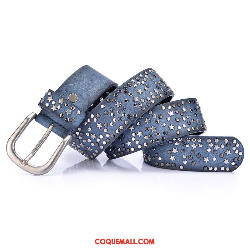 Ceinture Femme Œillet Fleurs Europe, Ceinture Mode Jeans