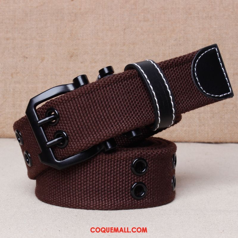 Ceinture Homme Gris Personnalité Allongé, Ceinture All-match Simple Dunkel