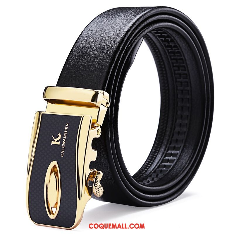 Ceinture Homme Loisir Âge Moyen Boucle Automatique, Ceinture Vêtements De Cérémonie Jeunesse