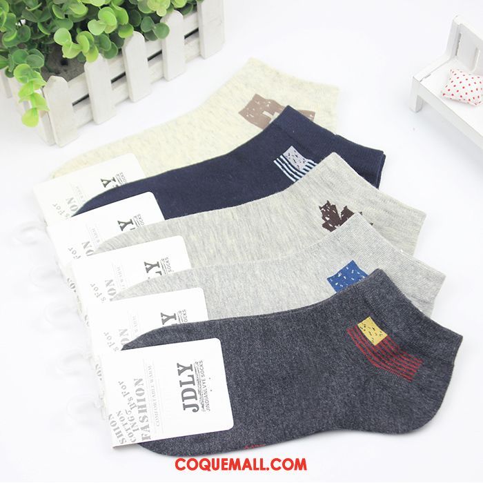 Chaussette Homme Chaussette Courte Chaussettes En Coton Chaussette Basse Coupée, Chaussette Sport Loisir