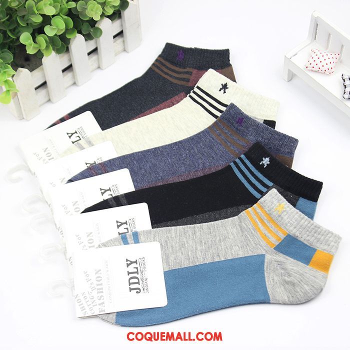 Chaussette Homme Chaussette Courte Chaussettes En Coton Chaussette Basse Coupée, Chaussette Sport Loisir