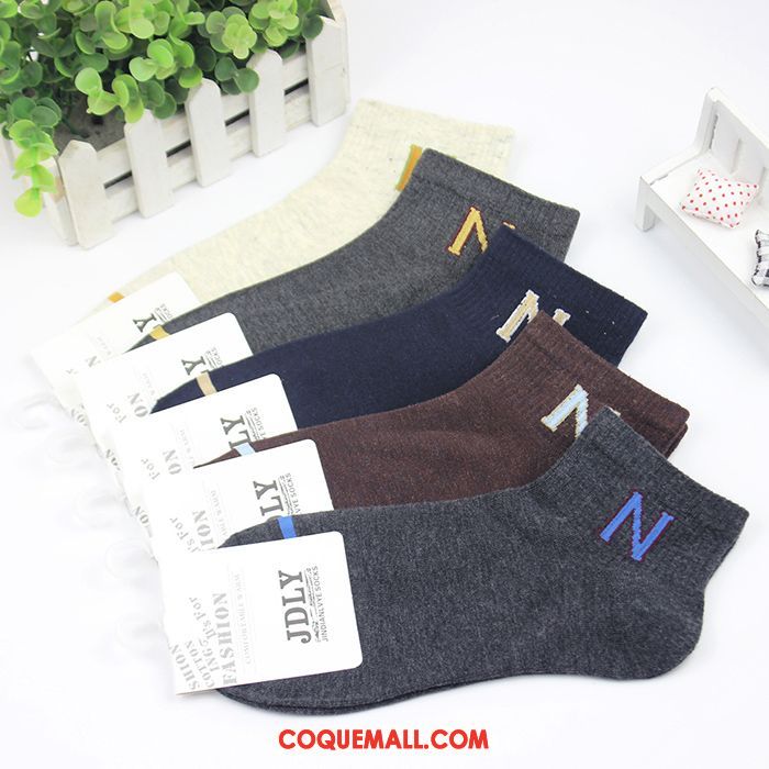 Chaussette Homme Chaussette Courte Chaussettes En Coton Chaussette Basse Coupée, Chaussette Sport Loisir