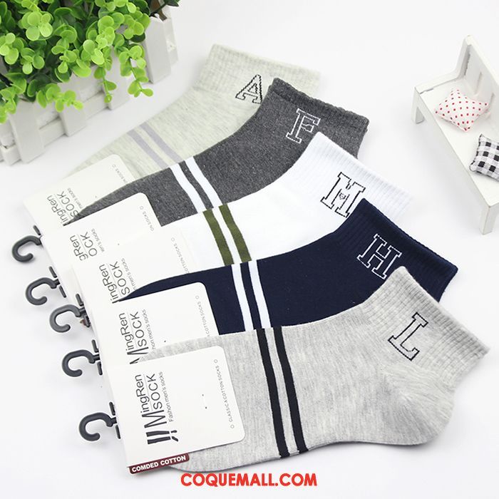 Chaussette Homme Chaussette Courte Chaussettes En Coton Chaussette Basse Coupée, Chaussette Sport Loisir