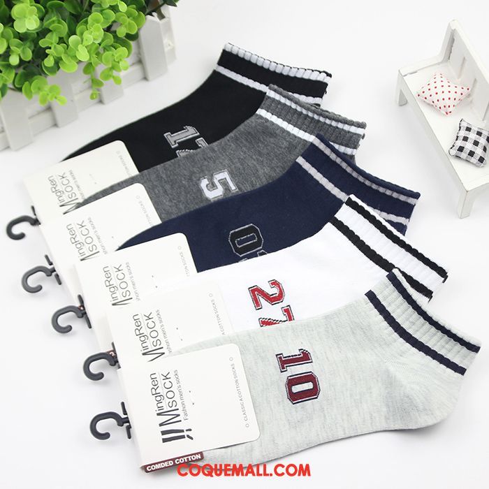 Chaussette Homme Chaussette Courte Chaussettes En Coton Chaussette Basse Coupée, Chaussette Sport Loisir