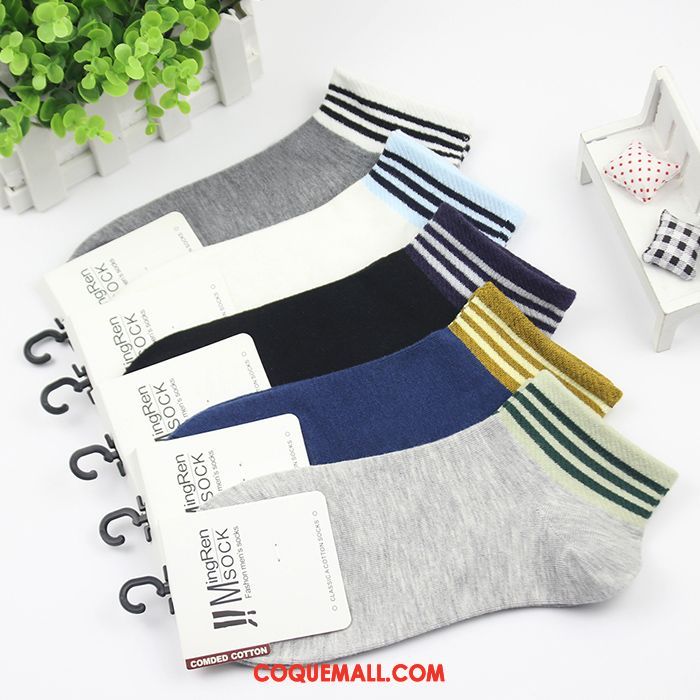 Chaussette Homme Chaussette Courte Chaussettes En Coton Chaussette Basse Coupée, Chaussette Sport Loisir