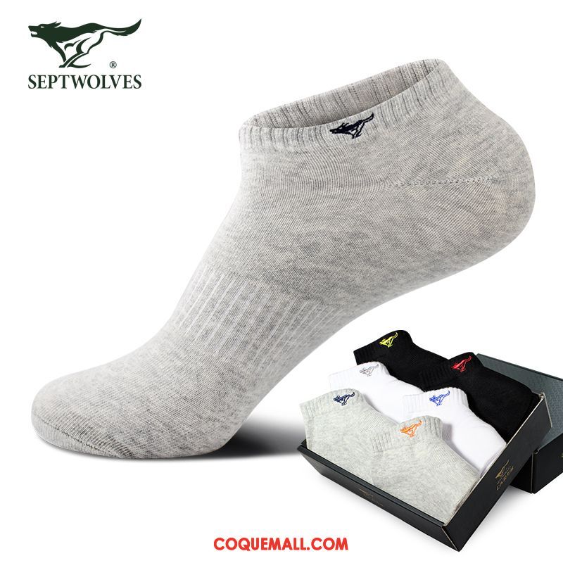 Chaussette Homme Chaussette Courte Été Faible, Chaussette Coton Transpiration