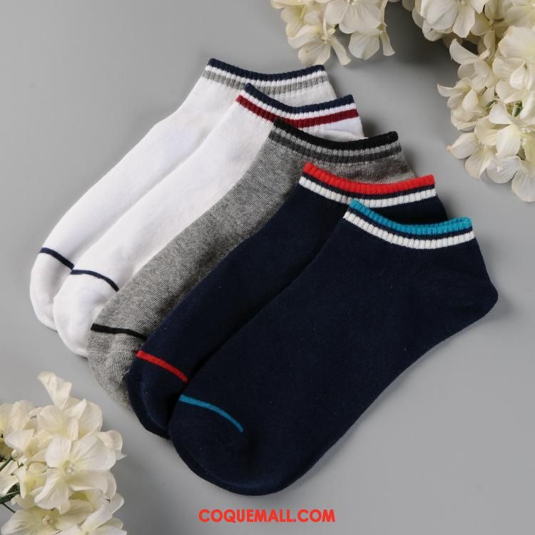 Chaussette Homme Chaussettes En Coton Été Court, Chaussette Invisible Chaussette Courte