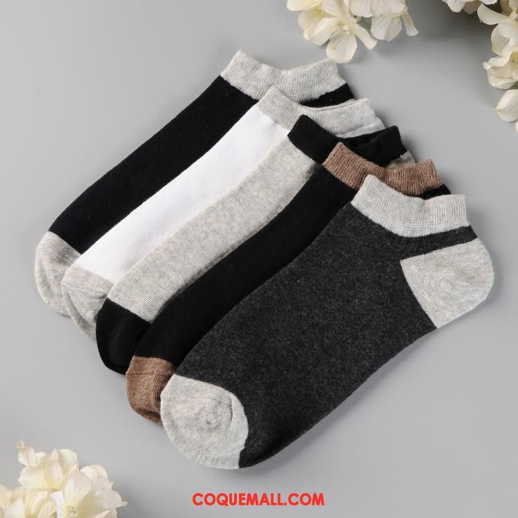 Chaussette Homme Chaussettes En Coton Été Court, Chaussette Invisible Chaussette Courte