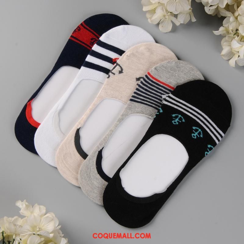 Chaussette Homme Chaussettes En Coton Été Court, Chaussette Invisible Chaussette Courte