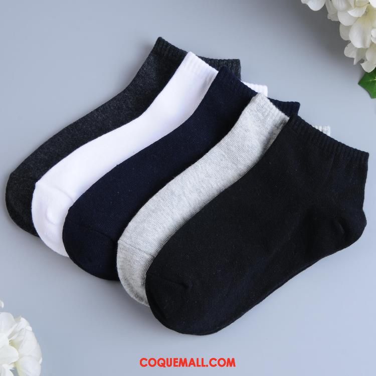 Chaussette Homme Chaussettes En Coton Été Court, Chaussette Invisible Chaussette Courte