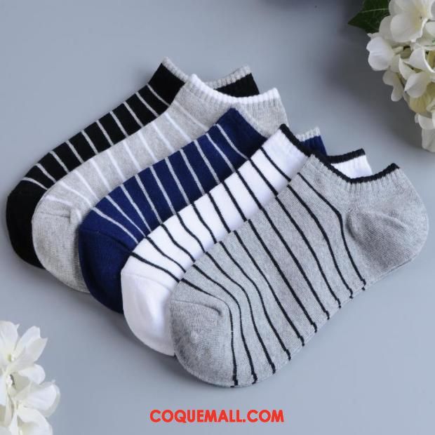 Chaussette Homme Chaussettes En Coton Été Court, Chaussette Invisible Chaussette Courte