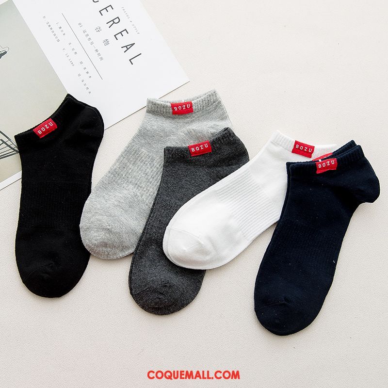 Chaussette Homme Rétro Coton Anti-odeur, Chaussette Court Été