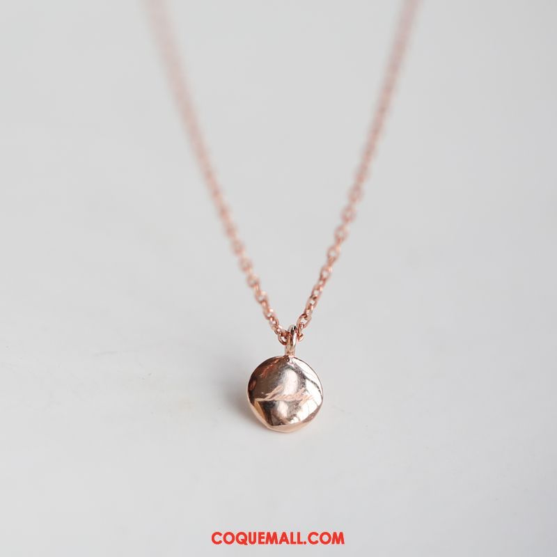 Collier Femme Petit Rose Argenté, Collier Pure Cadeau Gold