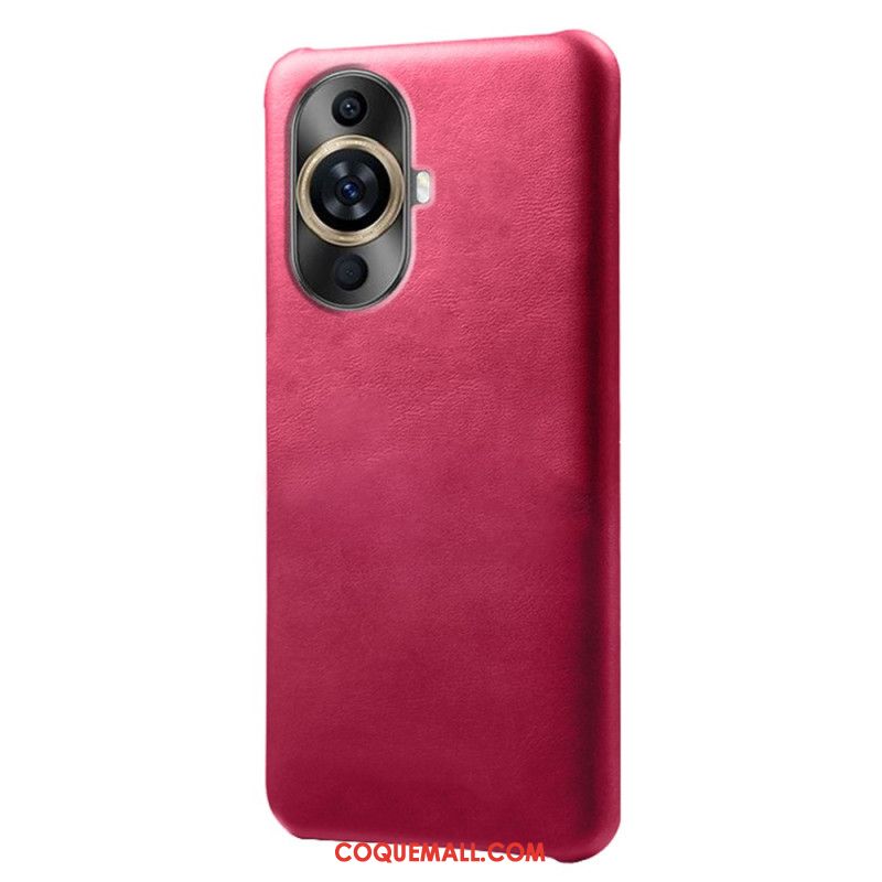 Coque Huawei Nova 11 Pro Effet Cuir