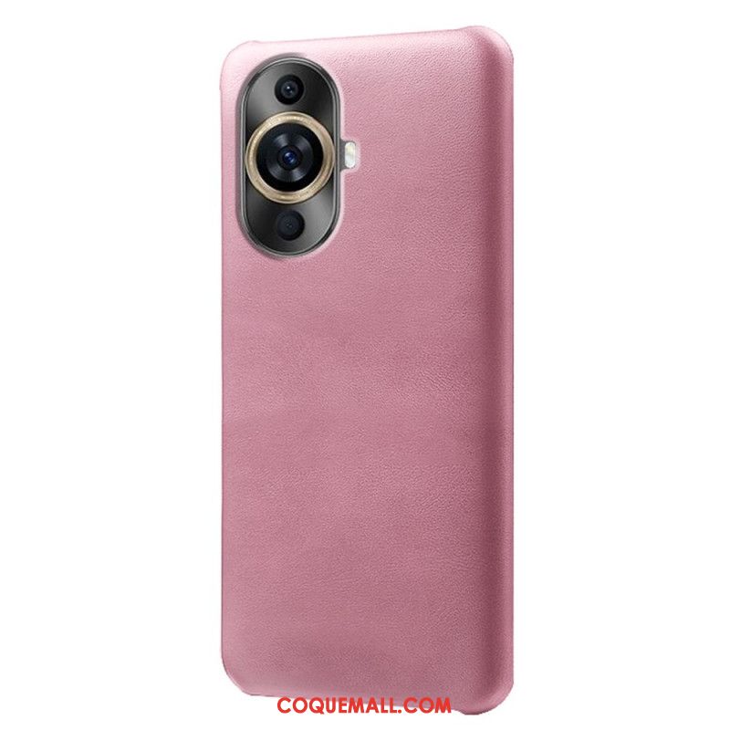 Coque Huawei Nova 11 Pro Effet Cuir