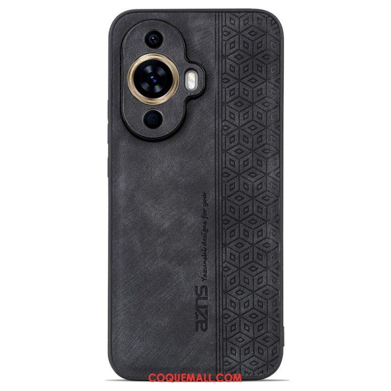 Coque Huawei Nova 11 Pro Effet Cuir AZNS