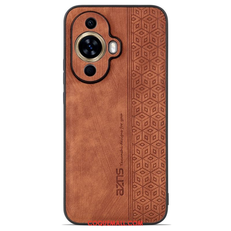 Coque Huawei Nova 11 Pro Effet Cuir AZNS