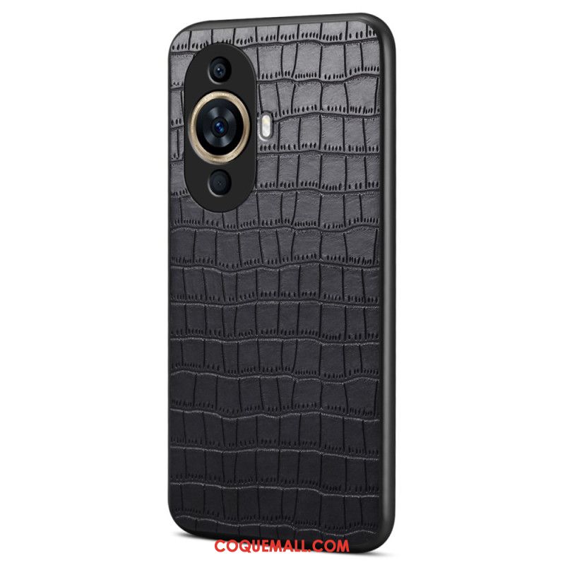 Coque Huawei Nova 12S Effet Crocodile