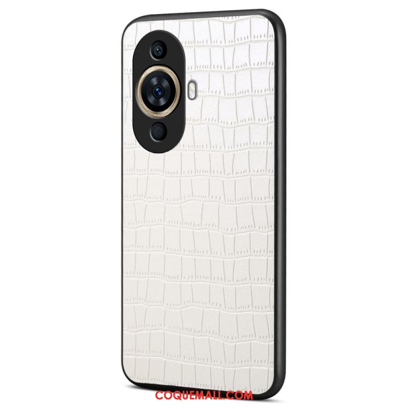 Coque Huawei Nova 12S Effet Crocodile