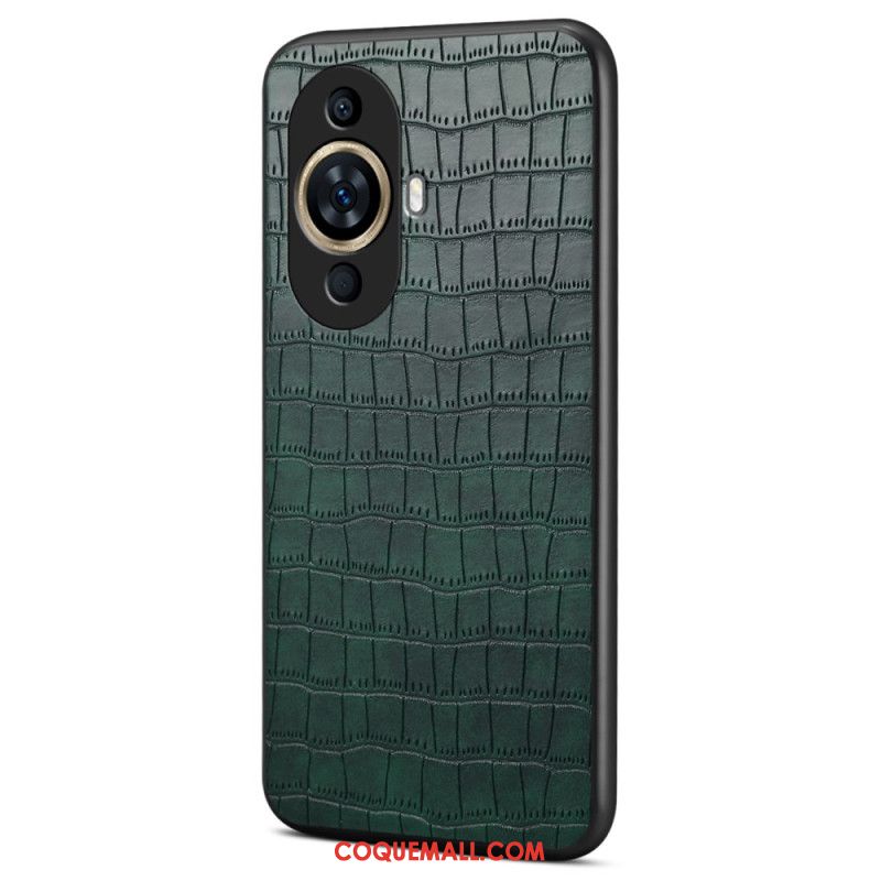 Coque Huawei Nova 12S Effet Crocodile