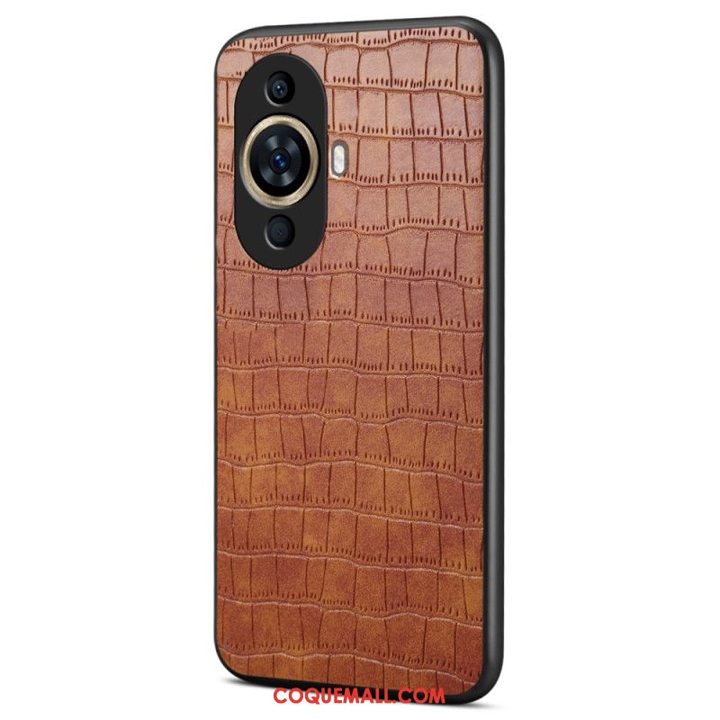 Coque Huawei Nova 12S Effet Crocodile