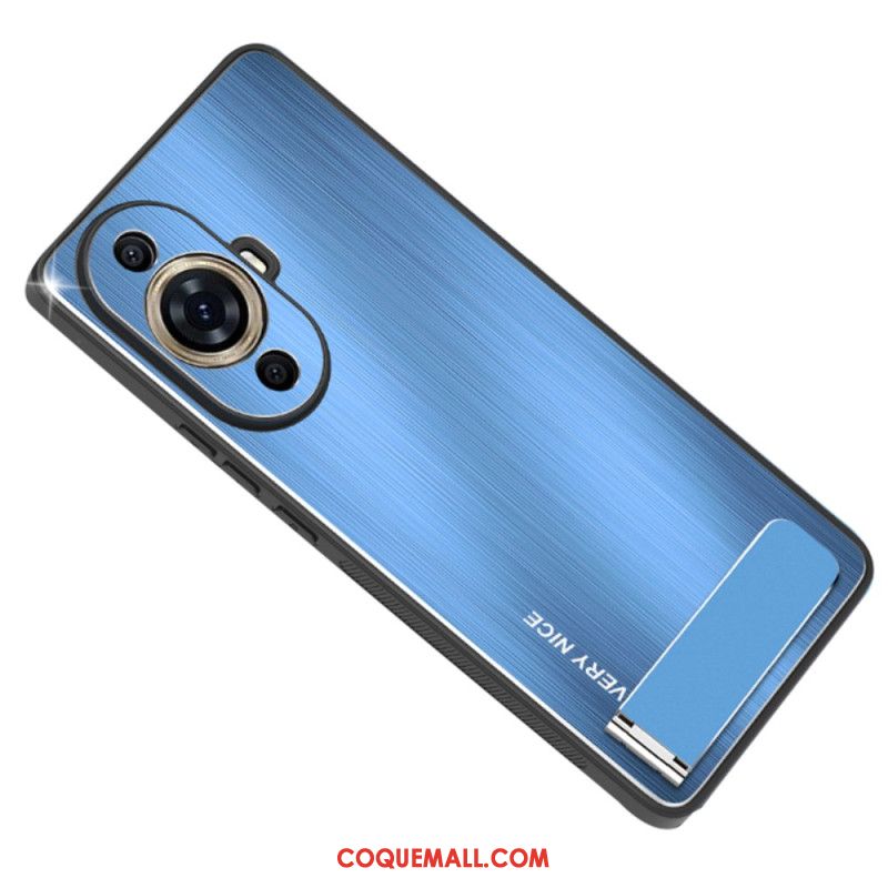 Coque Huawei Nova 12S Effet Métal Support