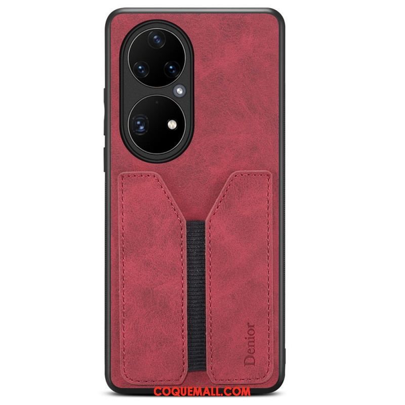 Coque Huawei P50 Pro Porte Cartes Élastique Denior