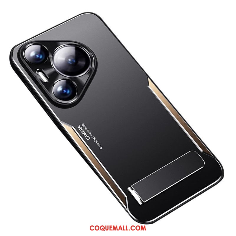 Coque Huawei Pura 70 Pro Effet Métal Support