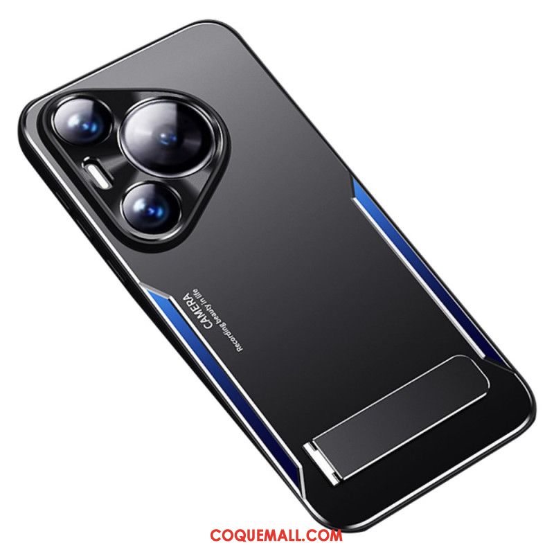 Coque Huawei Pura 70 Pro Effet Métal Support