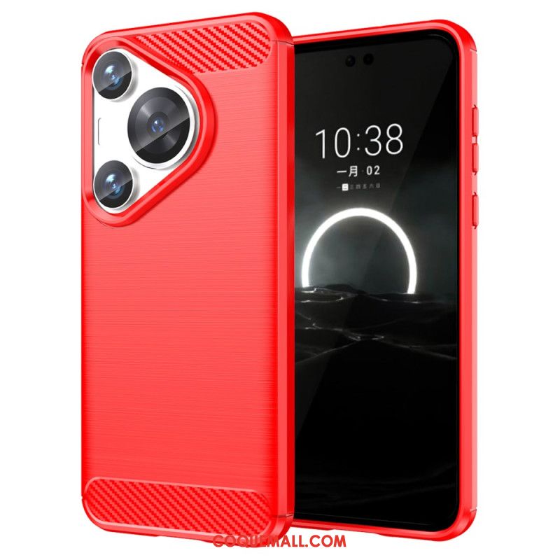 Coque Huawei Pura 70 Pro Fibre Carbone Brossée