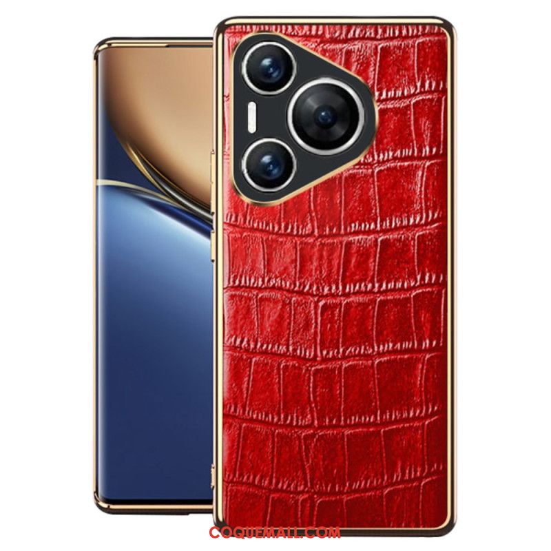 Coque Huawei Pura 70 Pro Style Crocodile