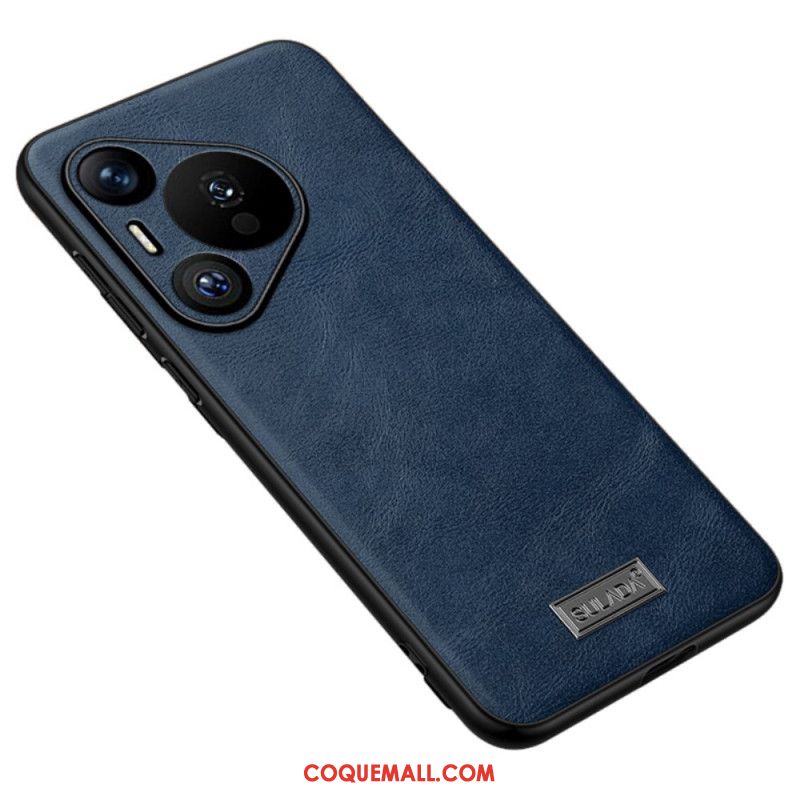 Coque Huawei Pura 70 Simili Cuir SULADA