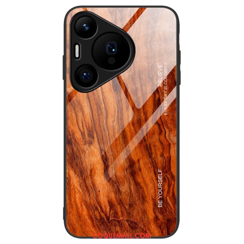 Coque Huawei Pura 70 Verre Trempé Bois