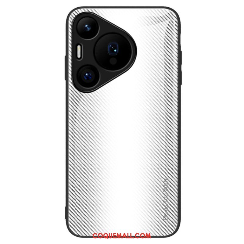 Coque Huawei Pura 70 Verre Trempé Fibre Carbone