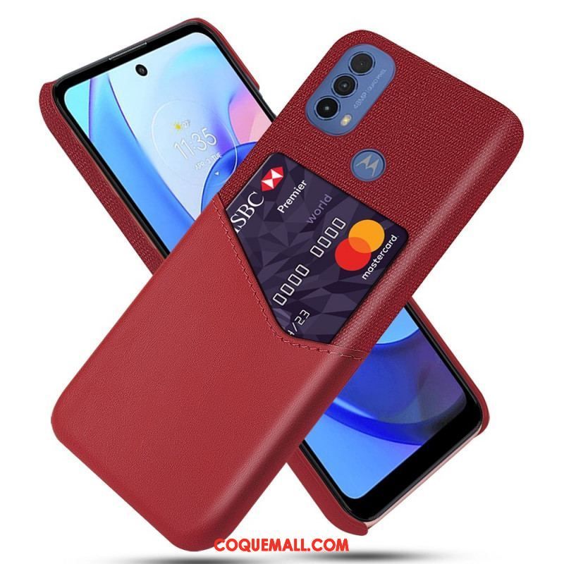 Coque Moto E40 / E30 /E20 Porte-Carte KSQ