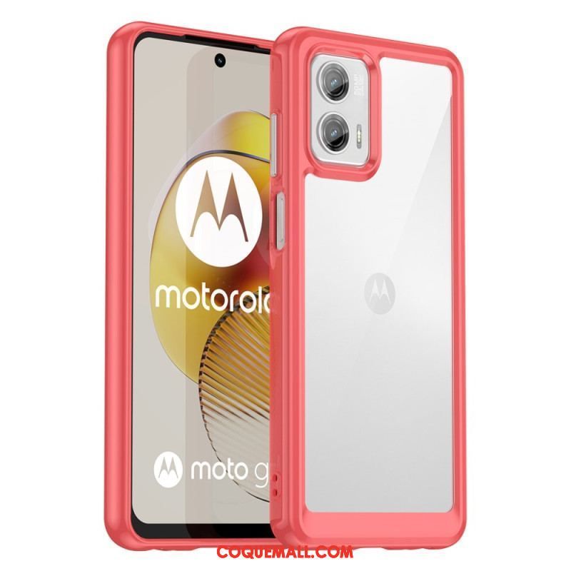 Coque Moto G73 5G Hybride Transparente