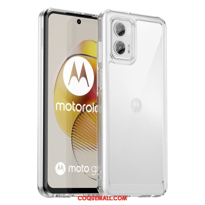 Coque Moto G73 5G Hybride Transparente