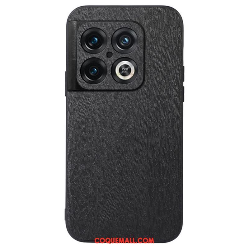 Coque OnePlus 10 Pro 5G Simili Cuir Texture Bois