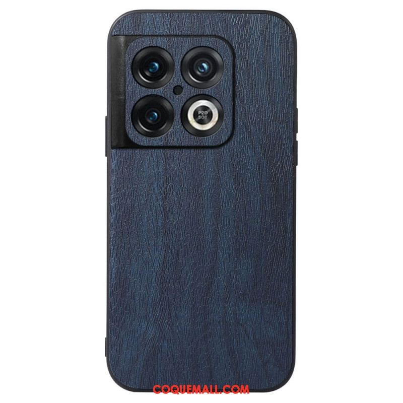 Coque OnePlus 10 Pro 5G Simili Cuir Texture Bois