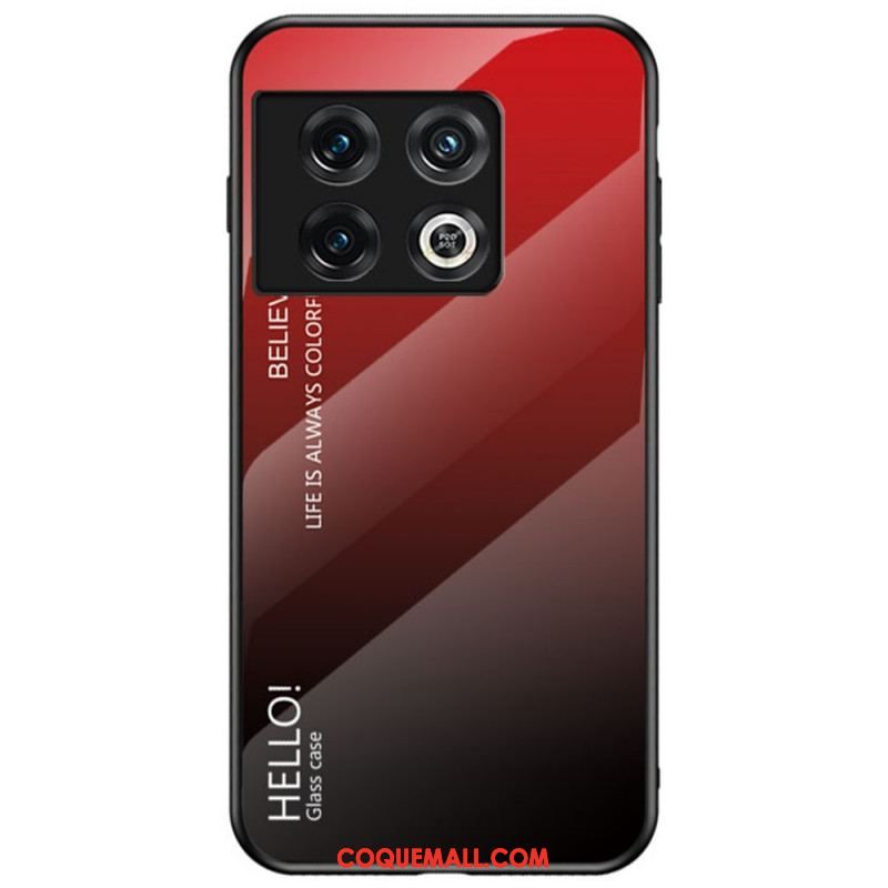 Coque OnePlus 10 Pro 5G Verre Trempé Hello