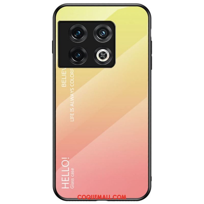 Coque OnePlus 10 Pro 5G Verre Trempé Hello