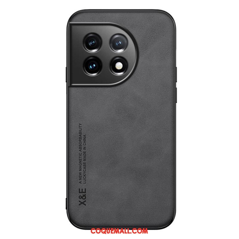 Coque OnePlus 11 5G Cuir Effet Cuir X&E