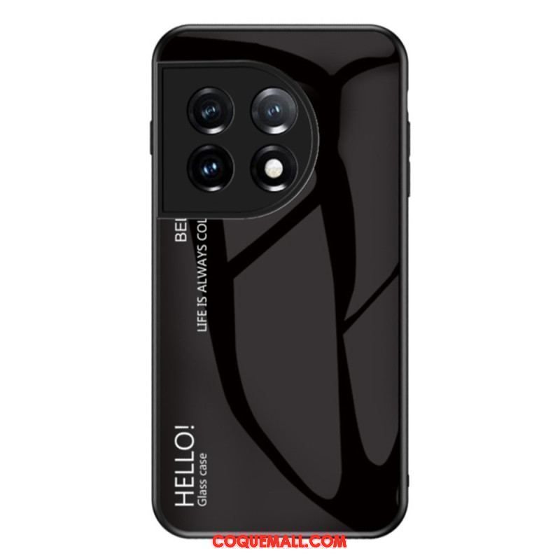 Coque OnePlus 11 5G Verre Trempé Hello