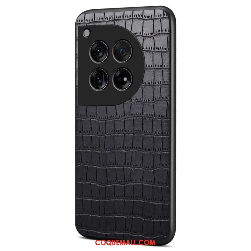 Coque OnePlus 12 5G Effet Crocodile