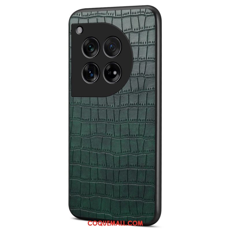 Coque OnePlus 12 5G Effet Crocodile