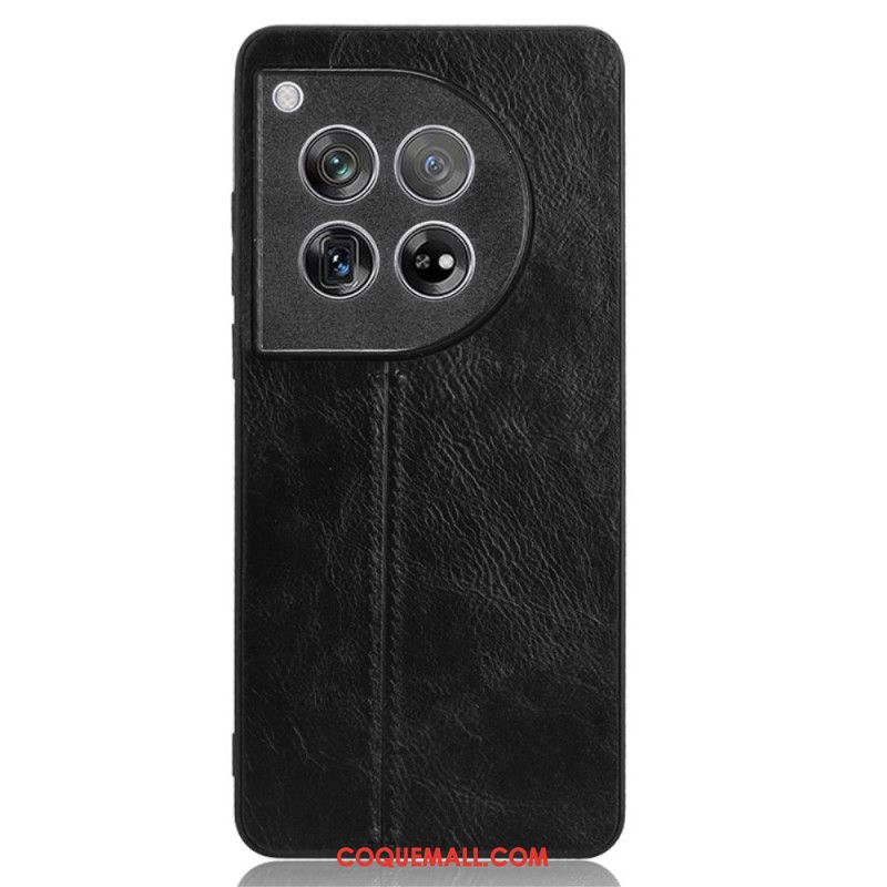 Coque OnePlus 12 5G Texture Cuir