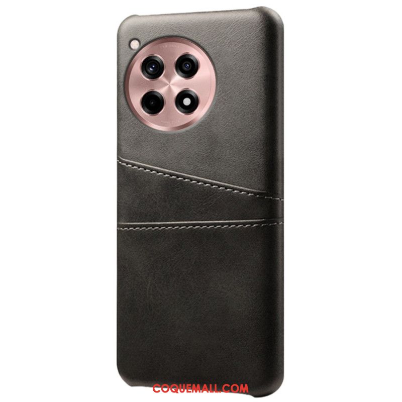 Coque OnePlus 12R 5G Effet Cuir Porte-Cartes