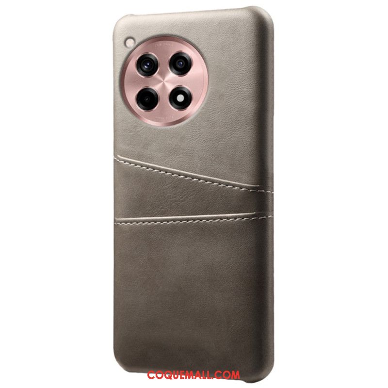 Coque OnePlus 12R 5G Effet Cuir Porte-Cartes