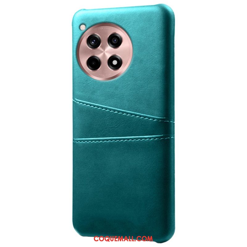 Coque OnePlus 12R 5G Effet Cuir Porte-Cartes