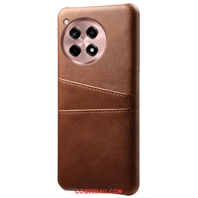 Coque OnePlus 12R 5G Effet Cuir Porte-Cartes